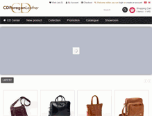 Tablet Screenshot of cdparagonleather.com